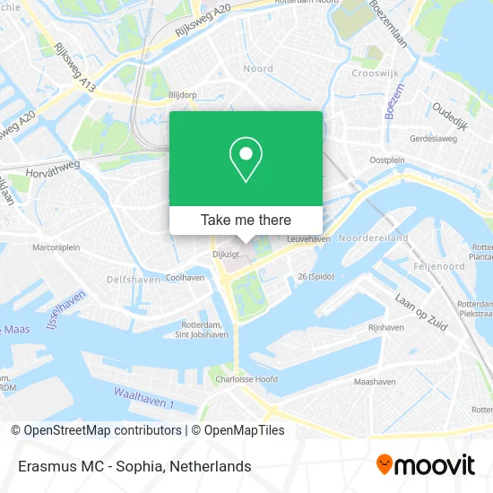 Erasmus MC - Sophia map