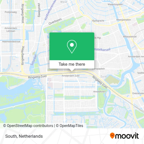 Zuid map