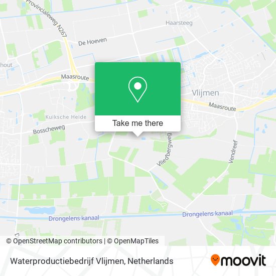 Waterproductiebedrijf Vlijmen map