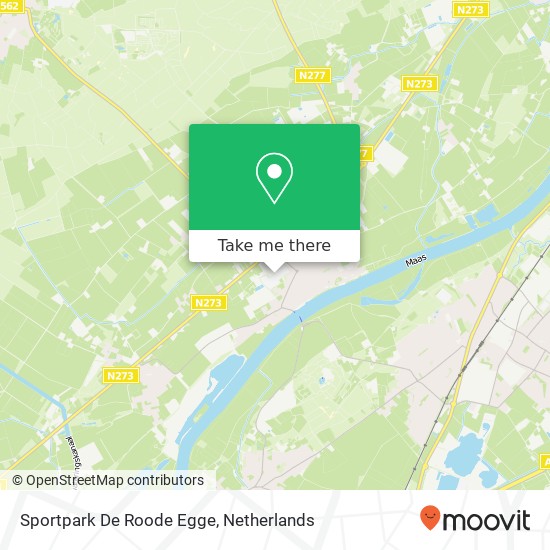 Sportpark De Roode Egge Karte