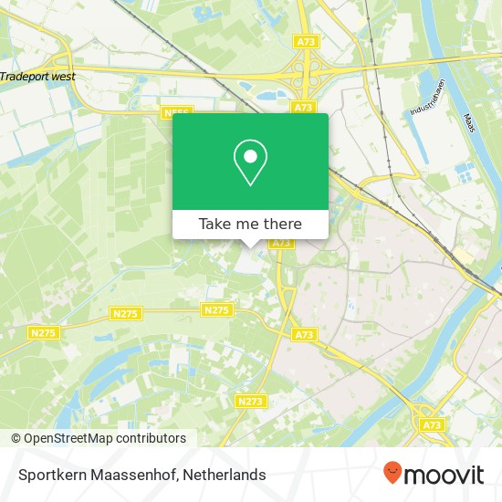 Sportkern Maassenhof Karte