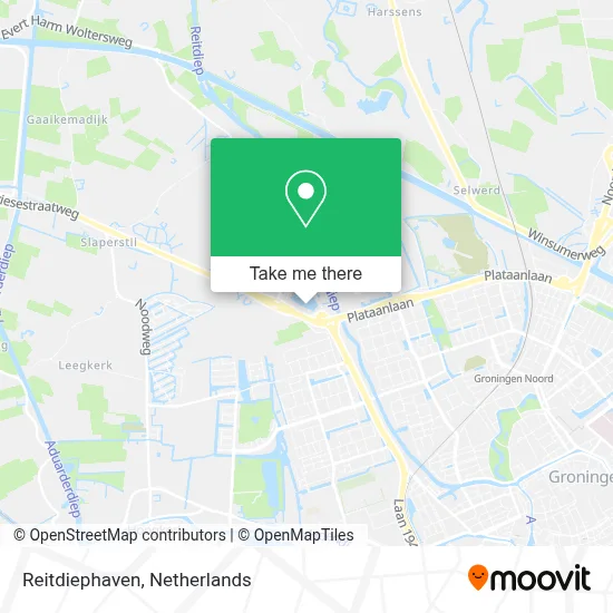 Reitdiephaven map
