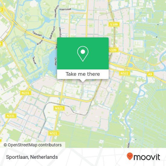 Sportlaan map