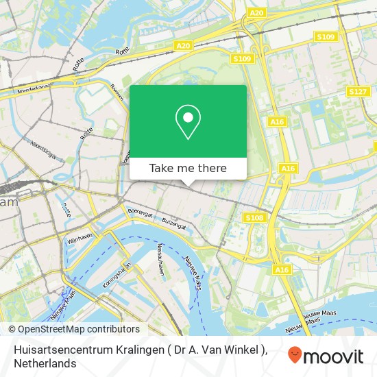 Huisartsencentrum Kralingen ( Dr A. Van Winkel ) map