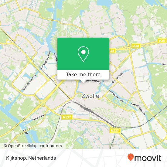 Kijkshop map