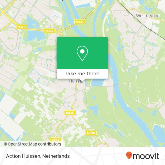 Action Huissen map