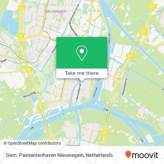 Gem. Passantenhaven Nieuwegein map