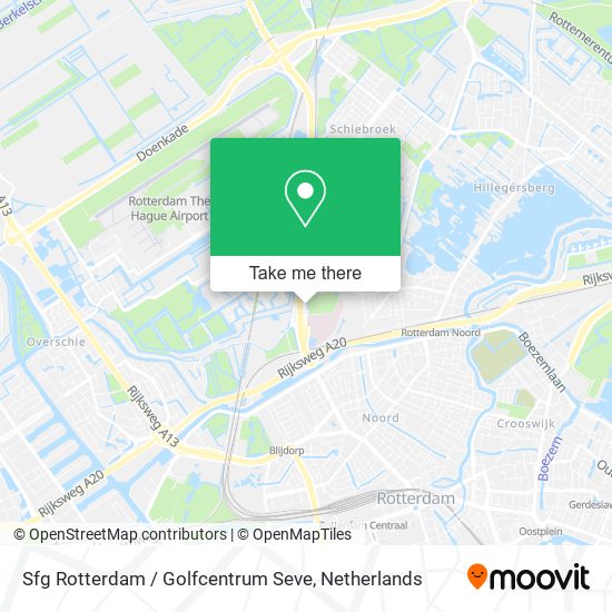 Sfg Rotterdam / Golfcentrum Seve map