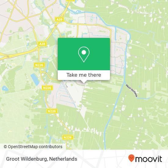 Groot Wildenburg map