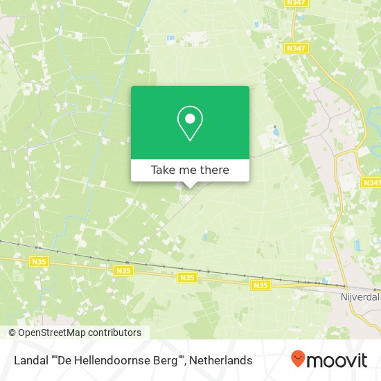 Landal ""De Hellendoornse Berg"" map
