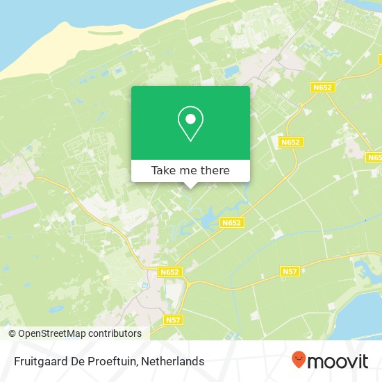 Fruitgaard De Proeftuin map