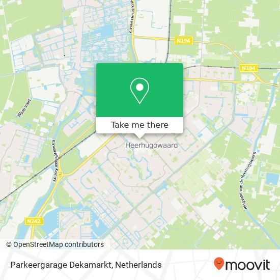 Parkeergarage Dekamarkt map