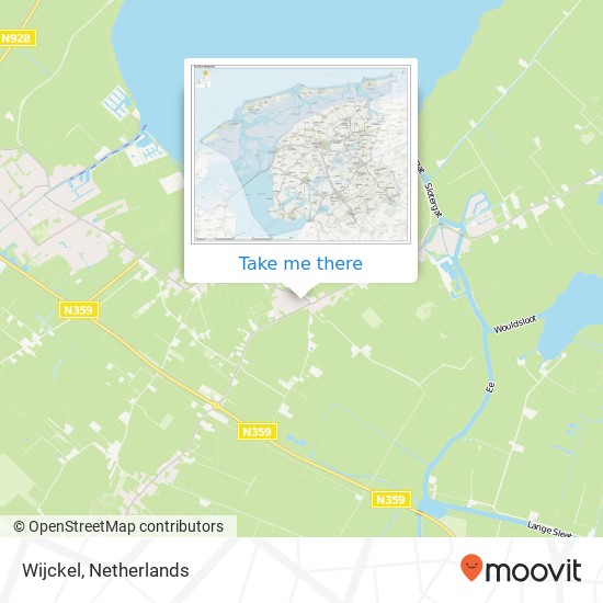 Wijckel map