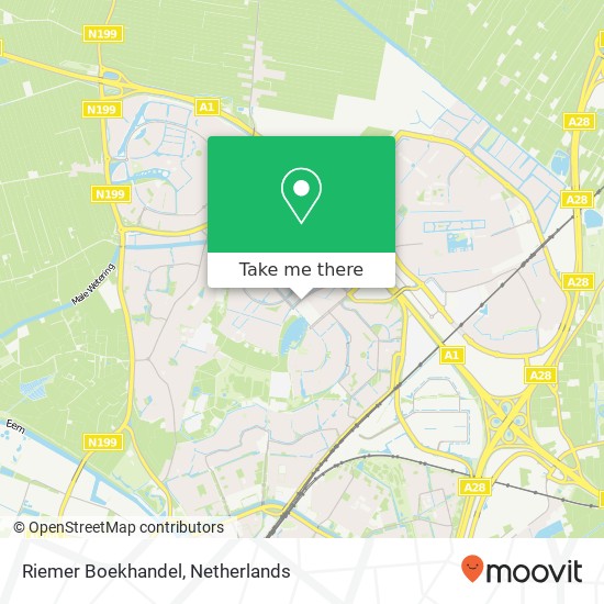 Riemer Boekhandel map