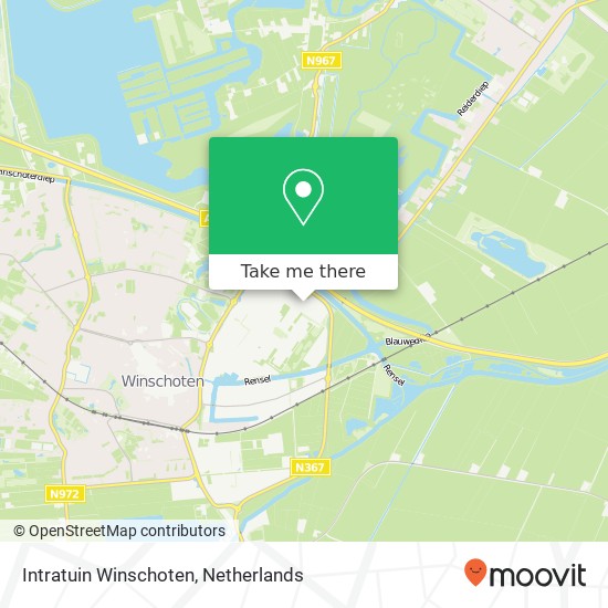 Intratuin Winschoten map