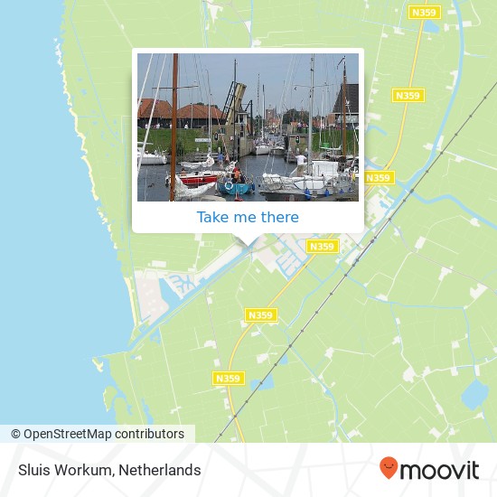 Sluis Workum map