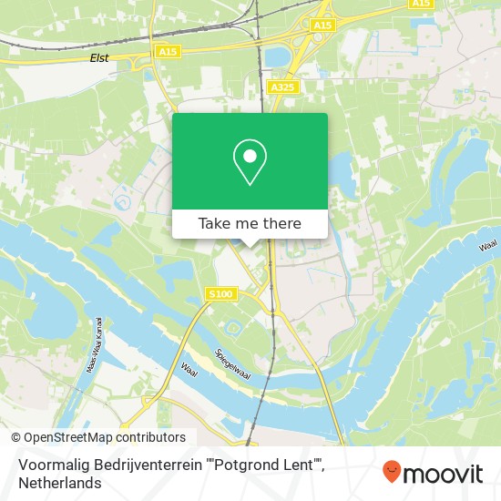 Voormalig Bedrijventerrein ""Potgrond Lent"" map