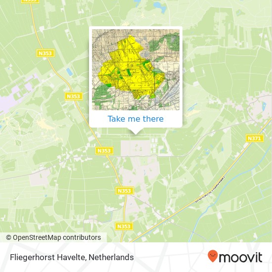 Fliegerhorst Havelte map