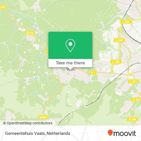 Gemeentehuis Vaals map