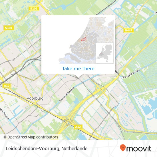 Leidschendam-Voorburg Karte