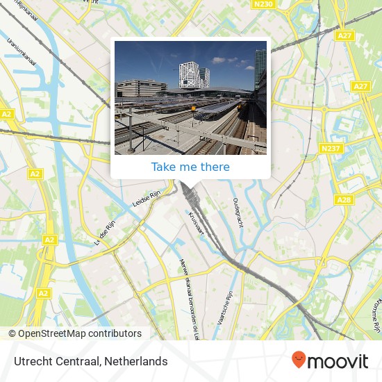 Utrecht Centraal Karte