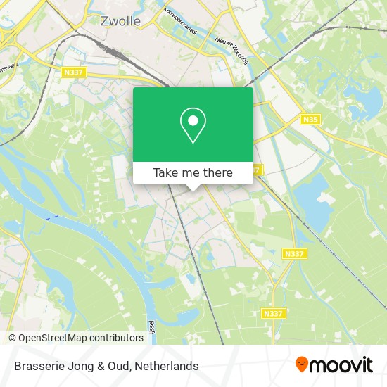 Brasserie Jong & Oud map
