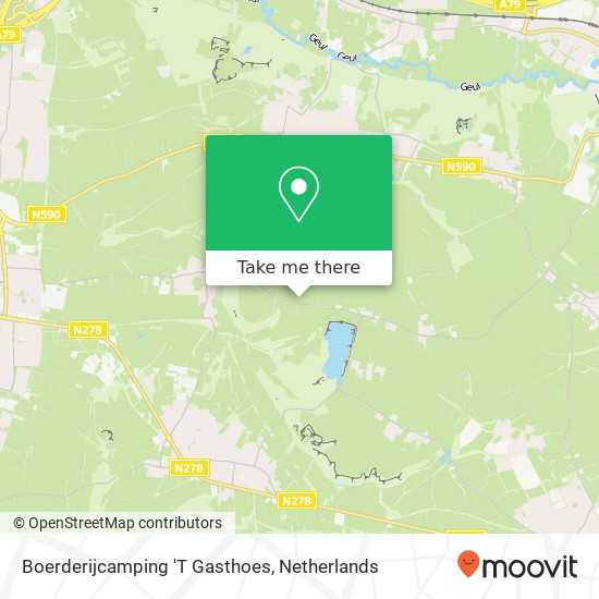 Boerderijcamping 'T Gasthoes map