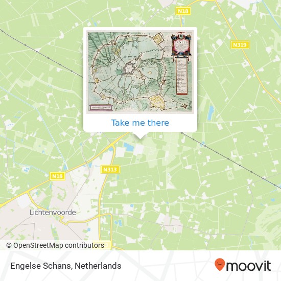 Engelse Schans map