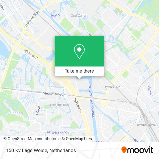 150 Kv Lage Weide map