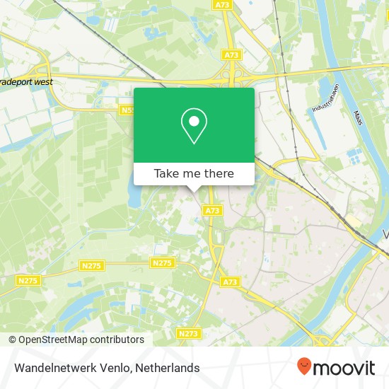 Wandelnetwerk Venlo Karte