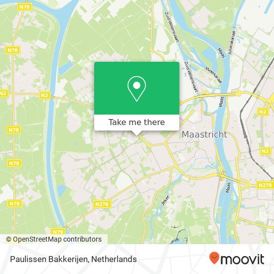 Paulissen Bakkerijen map