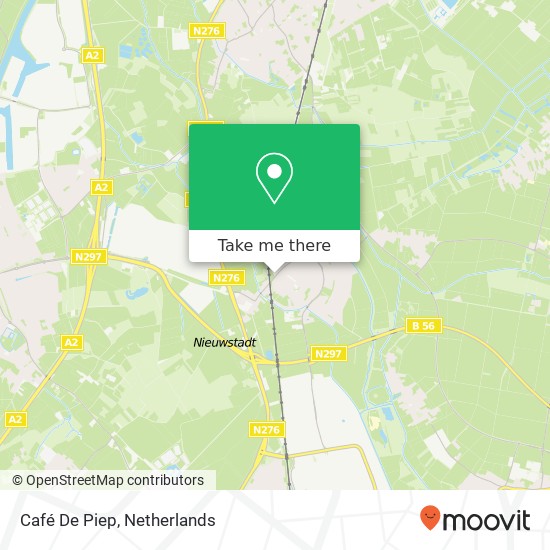 Café De Piep map