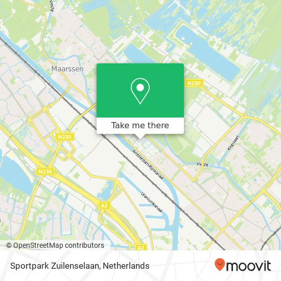 Sportpark Zuilenselaan map