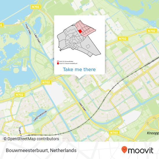 Bouwmeesterbuurt map