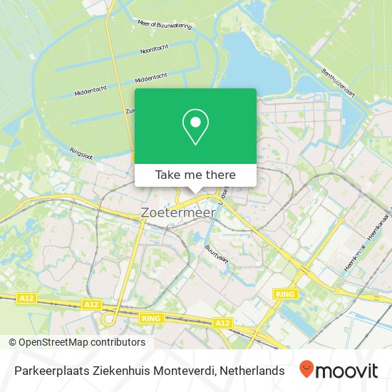 Parkeerplaats Ziekenhuis Monteverdi map