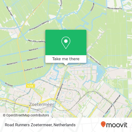 Road Runners Zoetermeer map