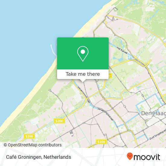 Café Groningen map