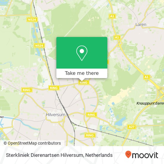 Sterkliniek Dierenartsen Hilversum map