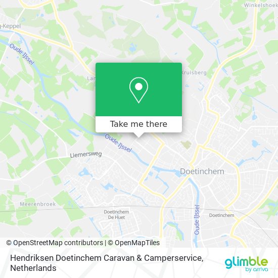 Hendriksen Doetinchem Caravan & Camperservice map