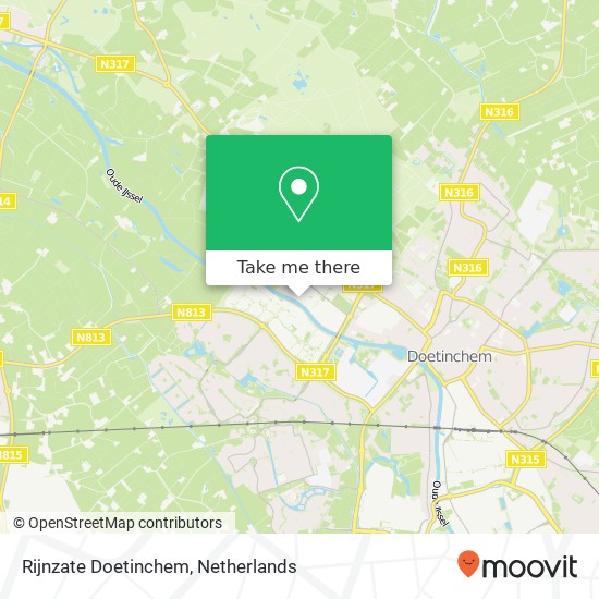 Rijnzate Doetinchem Karte