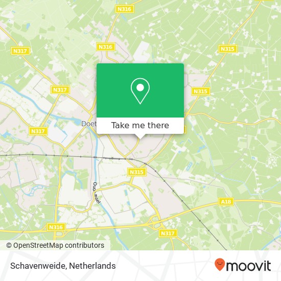 Schavenweide map