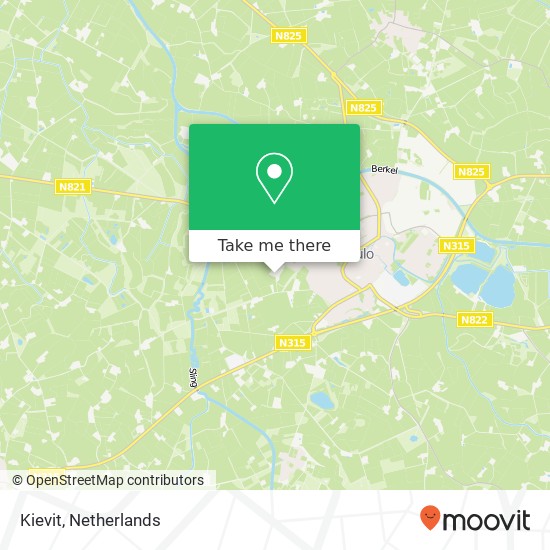 Kievit map