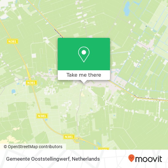 Gemeente Ooststellingwerf map