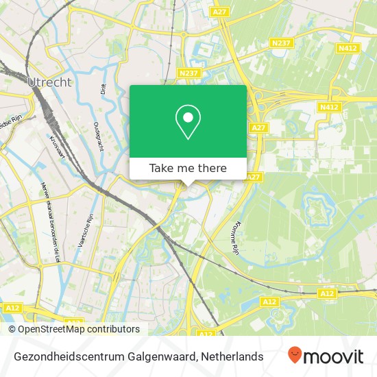 Gezondheidscentrum Galgenwaard map