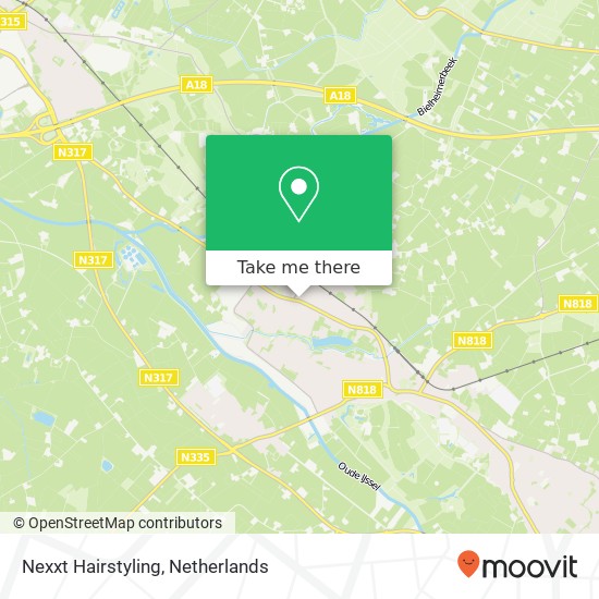 Nexxt Hairstyling map