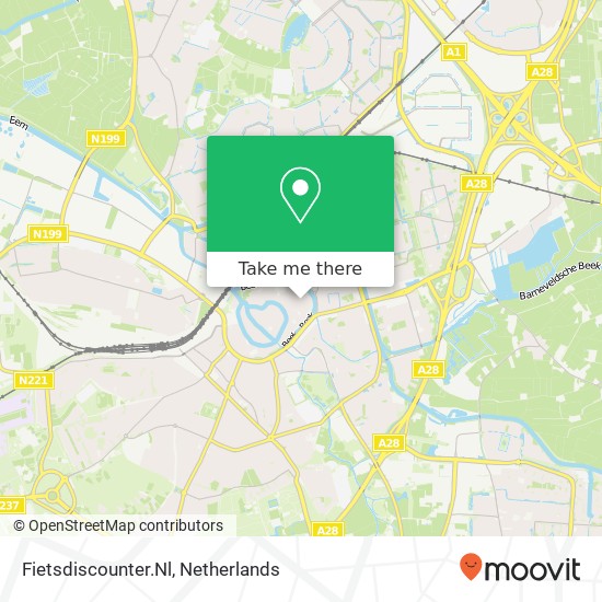 Fietsdiscounter.Nl map