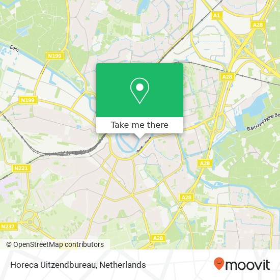 Horeca Uitzendbureau map