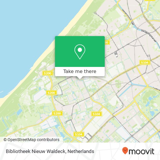 Bibliotheek Nieuw Waldeck map