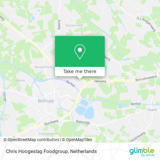 Chris Hoogeslag Foodgroup map