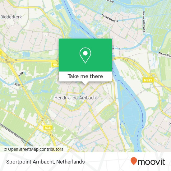 Sportpoint Ambacht map